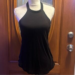 Athleta‎ Black Halter Neck Tank Top